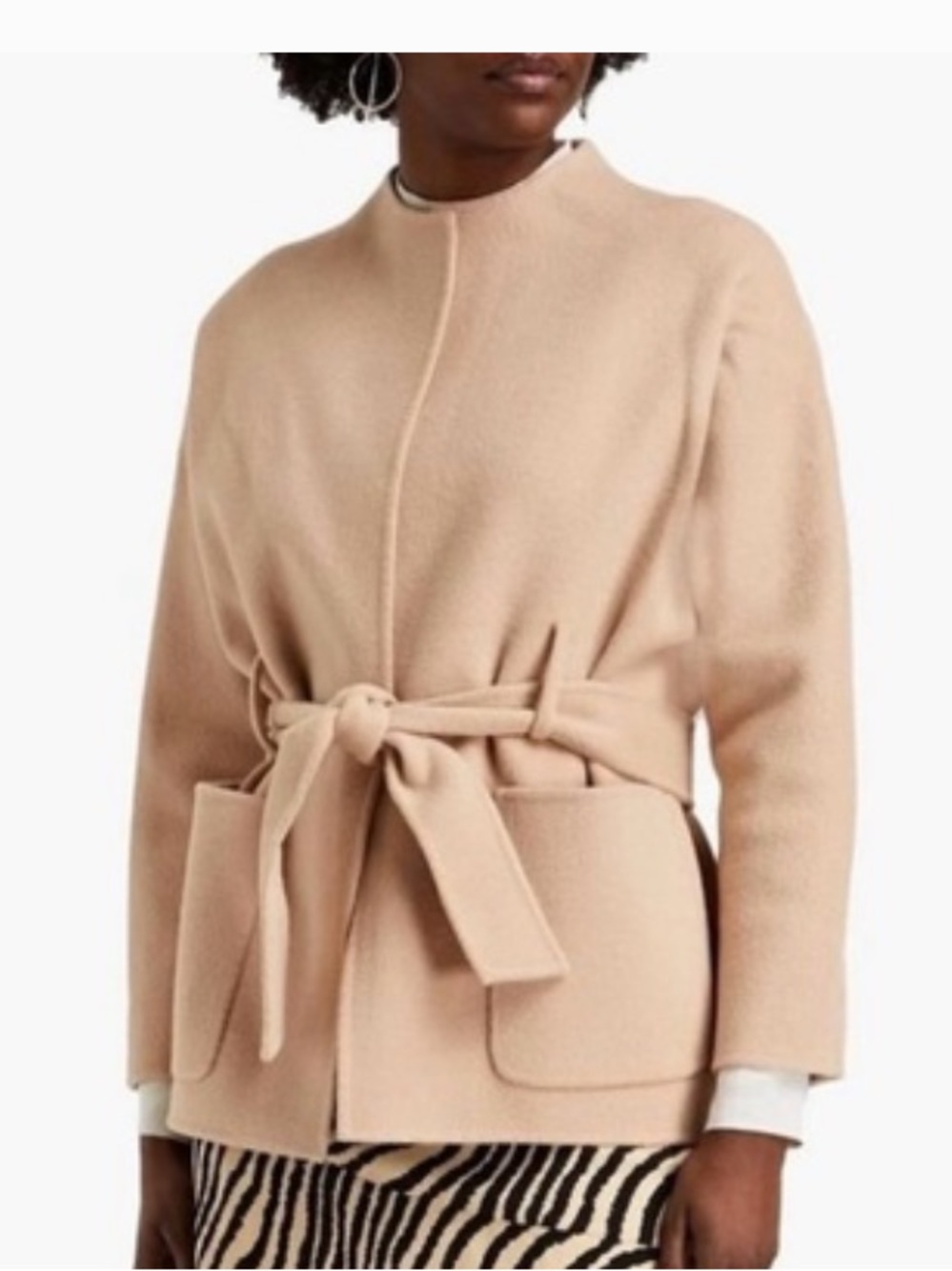 ba&sh Camel lightweight coat for fall XS
